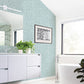 Coraline Teal Leaf Wallpaper