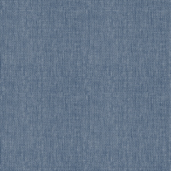 Dunstan Indigo Basketweave Wallpaper