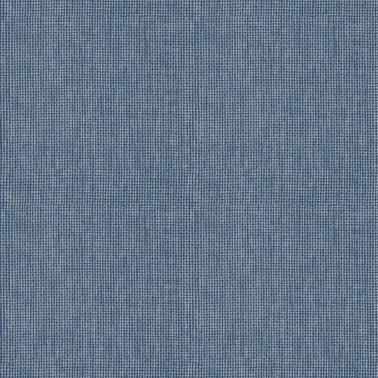Dunstan Indigo Basketweave Wallpaper