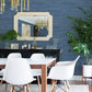 Lindsay Denim Chenille Wallpaper
