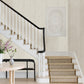 Justina Cream Faux Grasscloth Wallpaper