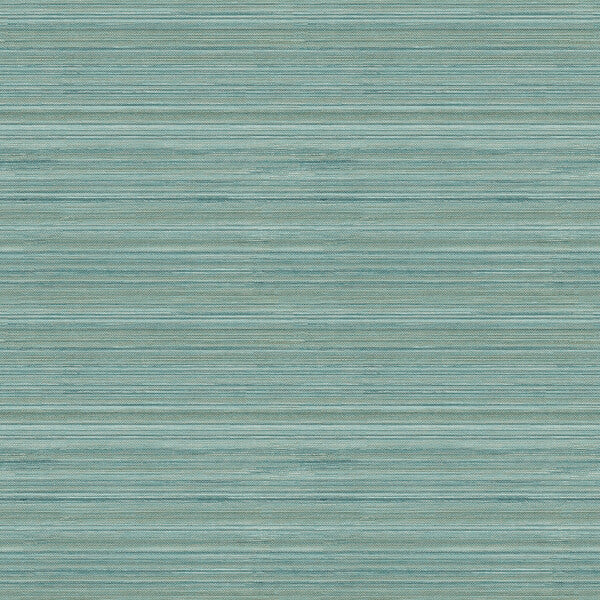 Skyler Teal Striped Wallpaper