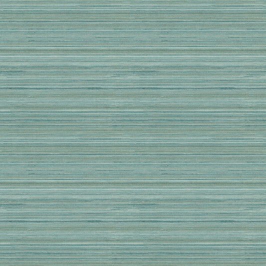 Skyler Teal Striped Wallpaper