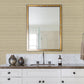 Skyler Khaki Striped Wallpaper