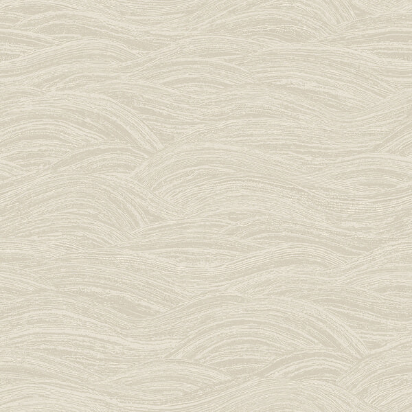 Leith Cream Zen Waves Wallpaper
