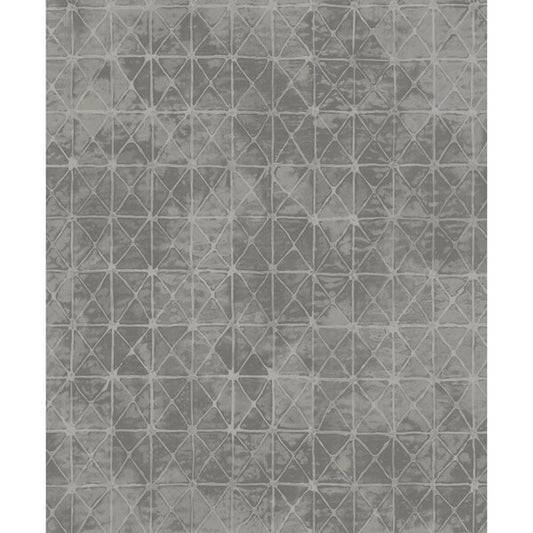 Odell Silver Antique Tiles Wallpaper
