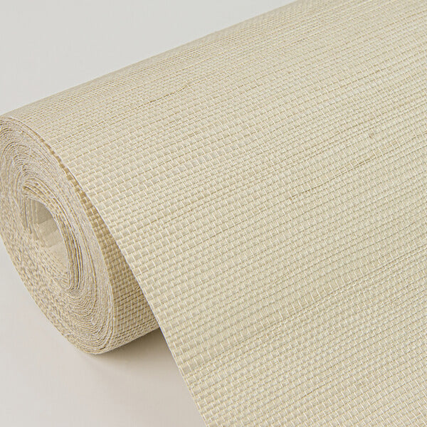 Hetao Cream Sisal Grasscloth Wallpaper