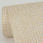 Aki Silver Paper Weave Grasscloth Wallpaper