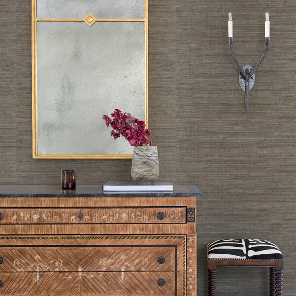 Jiao Metallic Sisal Grasscloth Wallpaper