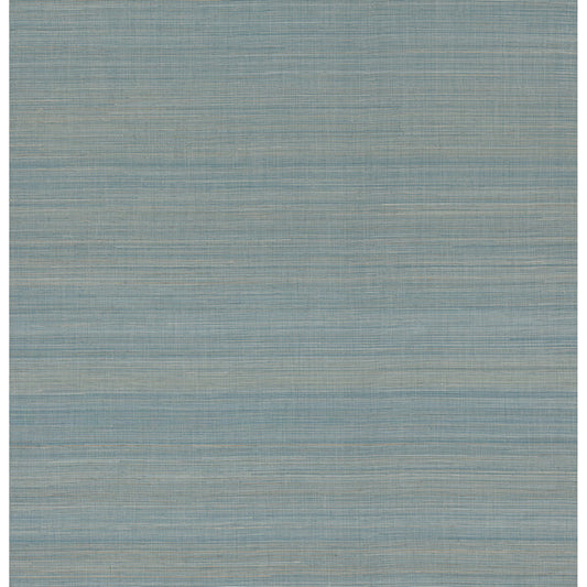 Mai Turquoise Abaca Grasscloth Wallpaper