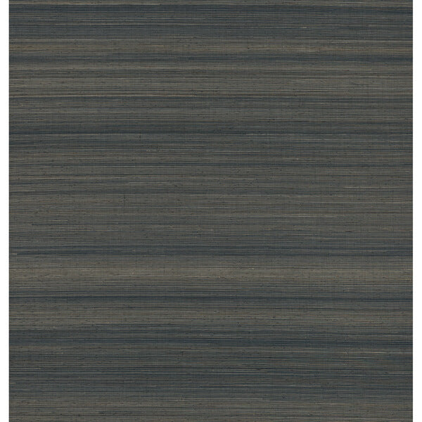 Mai Indigo Abaca Grasscloth Wallpaper