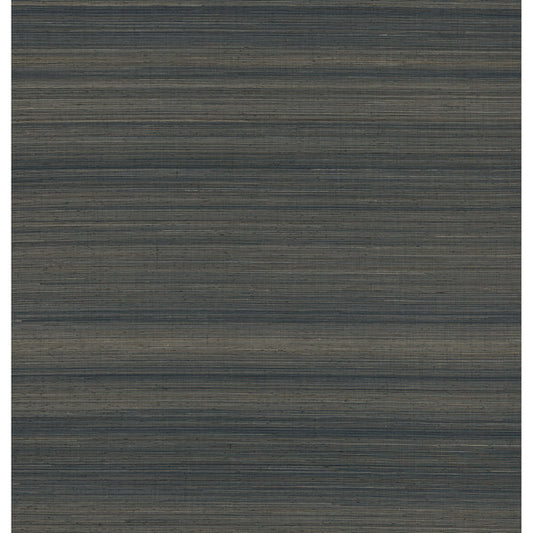 Mai Indigo Abaca Grasscloth Wallpaper