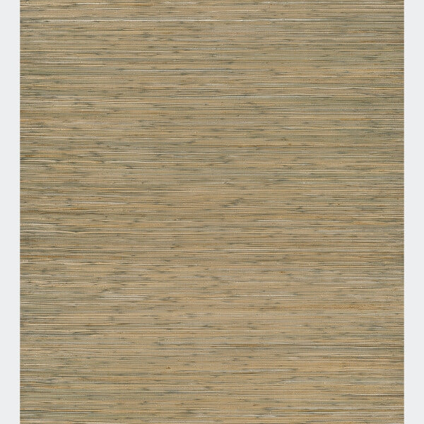 Shuang Olive Handmade Grasscloth Wallpaper