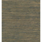 Shuang Teal Handmade Grasscloth Wallpaper