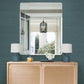 Aiko Blue Sisal Grasscloth Wallpaper