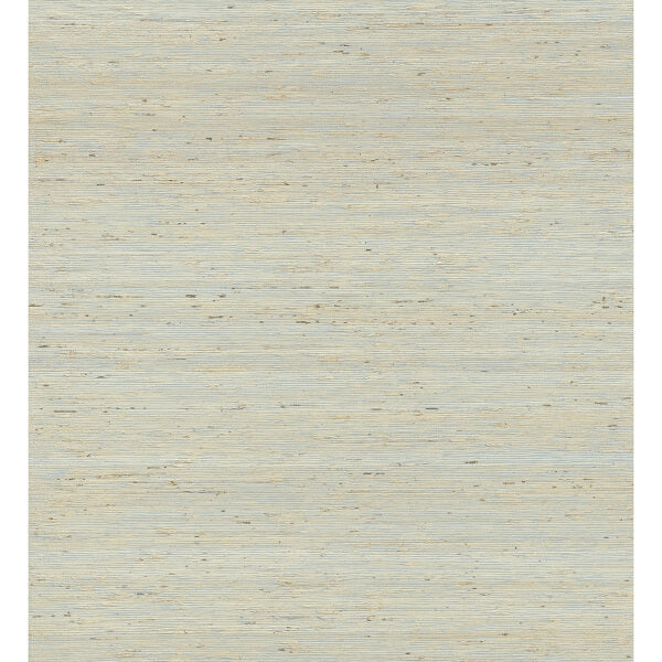 Aiko Silver Sisal Grasscloth Wallpaper