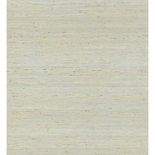 Aiko Silver Sisal Grasscloth Wallpaper