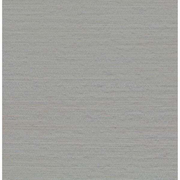 Kira Periwinkle Hemp Grasscloth Wallpaper