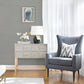 Kira Periwinkle Hemp Grasscloth Wallpaper