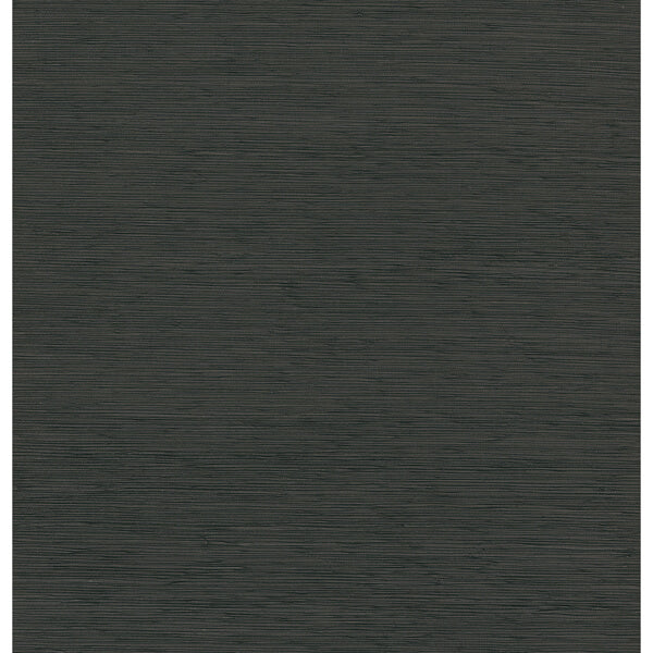 Kira Charcoal Hemp Grasscloth Wallpaper
