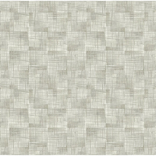 Ting Taupe Lattice Wallpaper
