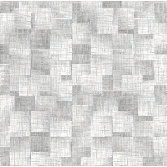 Ting Light Blue Lattice Wallpaper