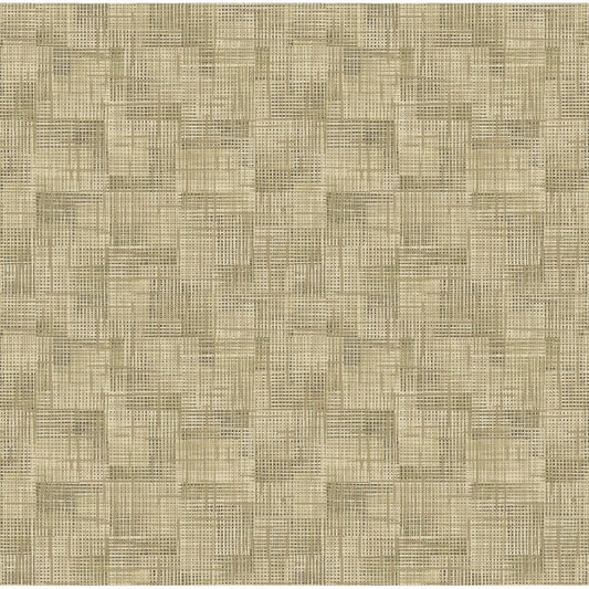 Ting Brown Lattice Wallpaper