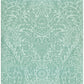 Maris Mint Flock Damask Wallpaper