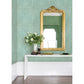 Maris Mint Flock Damask Wallpaper