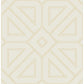 Voltaire Gold Beaded Geometric Wallpaper