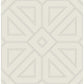Voltaire Grey Beaded Geometric Wallpaper