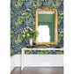 Brie Dark Blue Forest Flowers Wallpaper