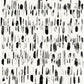 Dwell Black Brushstrokes Wallpaper