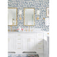 Dwell Navy Brushstrokes Wallpaper