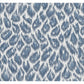 Electra Blue Leopard Spot String Wallpaper