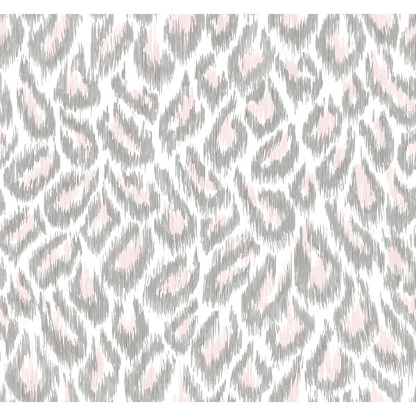 Electra Blush Leopard Spot String Wallpaper