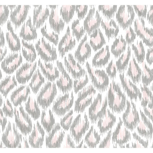 Electra Blush Leopard Spot String Wallpaper