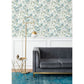 Mariell Teal Dragonfly Wallpaper