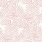 Finnley Pink Inked Fern Wallpaper