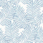 Finnley Blue Inked Fern Wallpaper