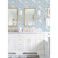 Finnley Blue Inked Fern Wallpaper