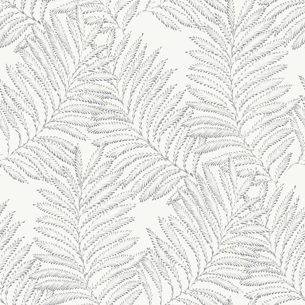 Finnley Grey Inked Fern Wallpaper