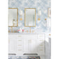 Zag Blue Modern Plaid Wallpaper