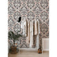 Sadie Blush Parisian Damask Wallpaper