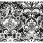 Sadie Black Parisian Damask Wallpaper