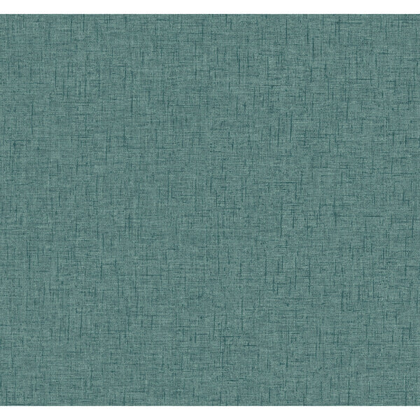 Bentley Teal Faux Linen Wallpaper