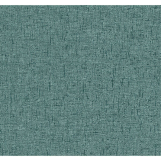 Bentley Teal Faux Linen Wallpaper