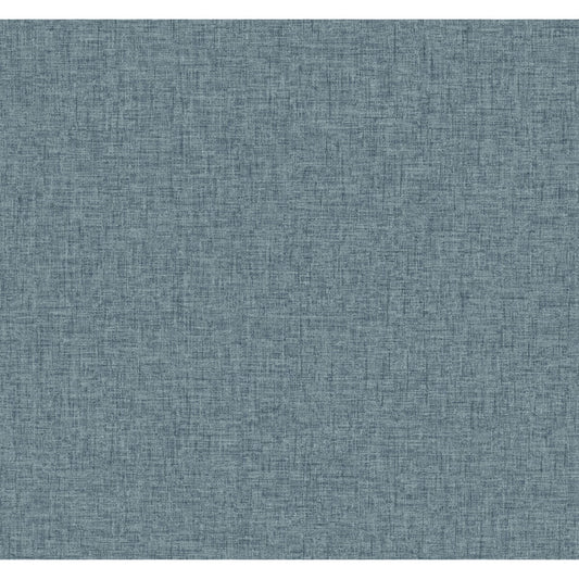 Bentley Navy Faux Linen Wallpaper