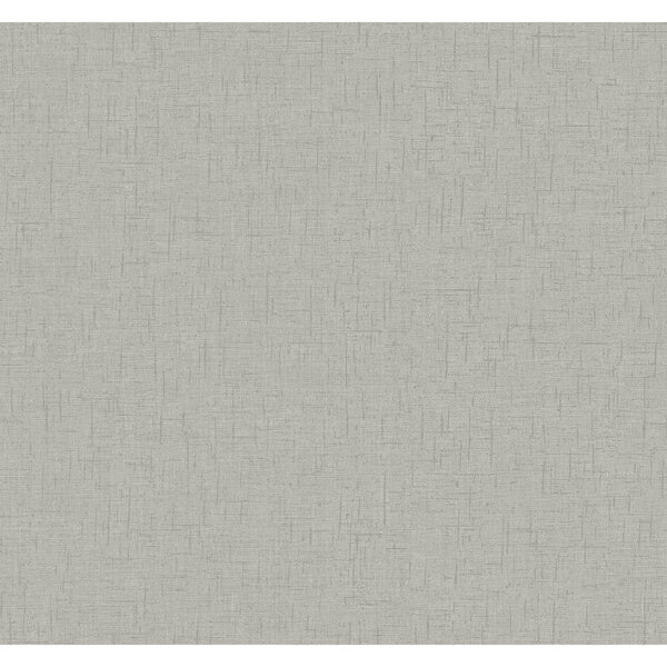 Bentley Grey Faux Linen Wallpaper