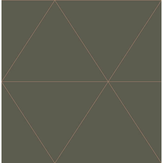 Twilight Grey Geometric Wallpaper